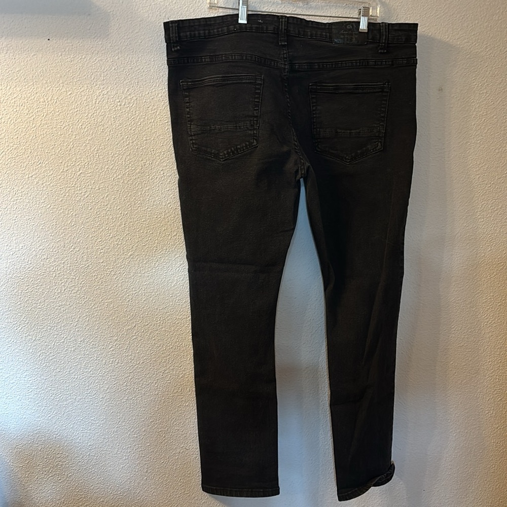 Across The Pond Black Denim Jeans View 5